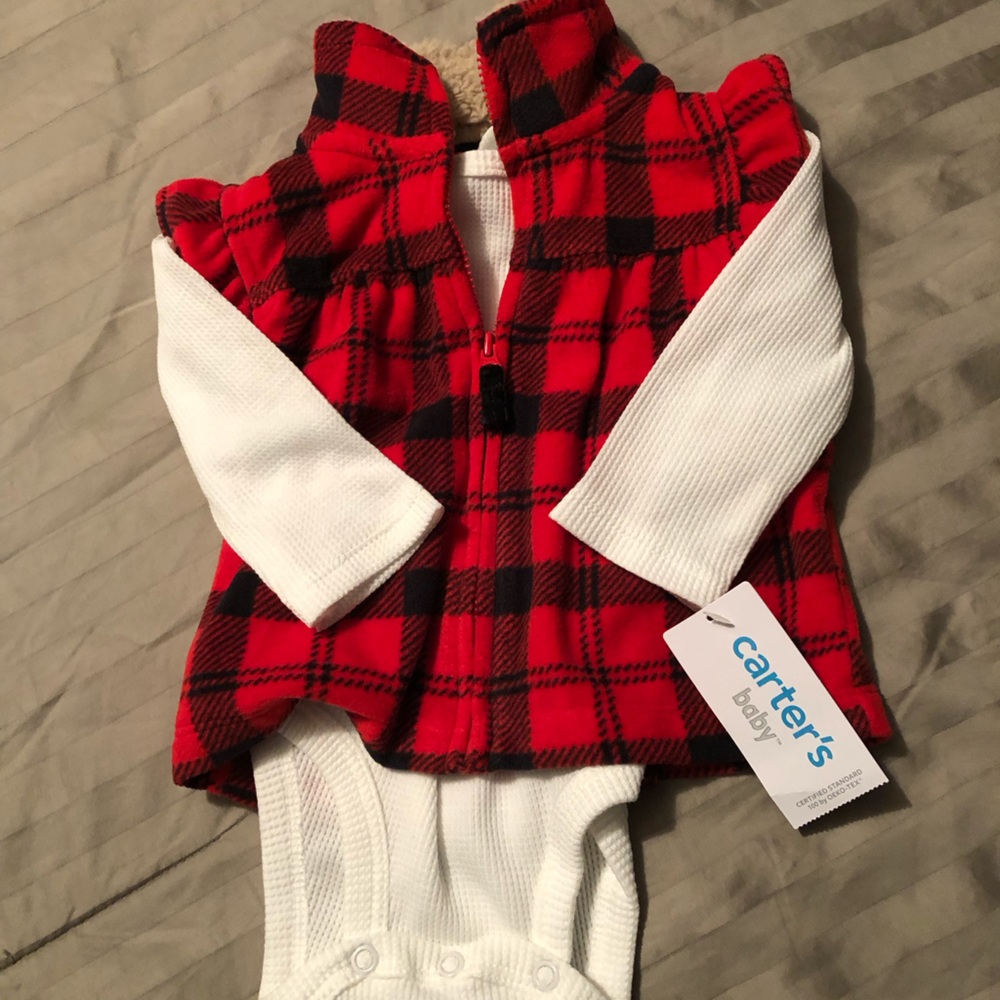 Two piece lumberjack vest
